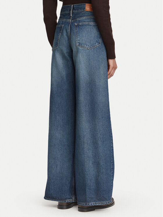 Tommy Hilfiger Tommy Hilfiger Traperice Indie WW0WW48567 Plava Wide Leg