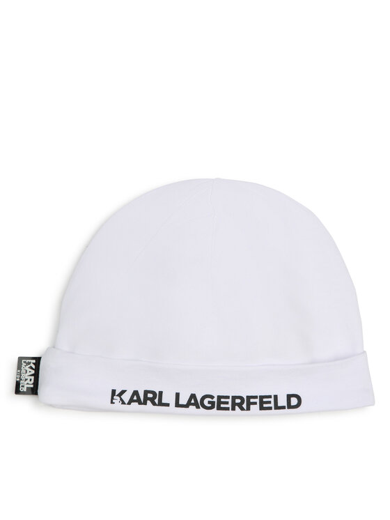 Karl Lagerfeld Kids cappello con visiera e patch logo nero main image 0