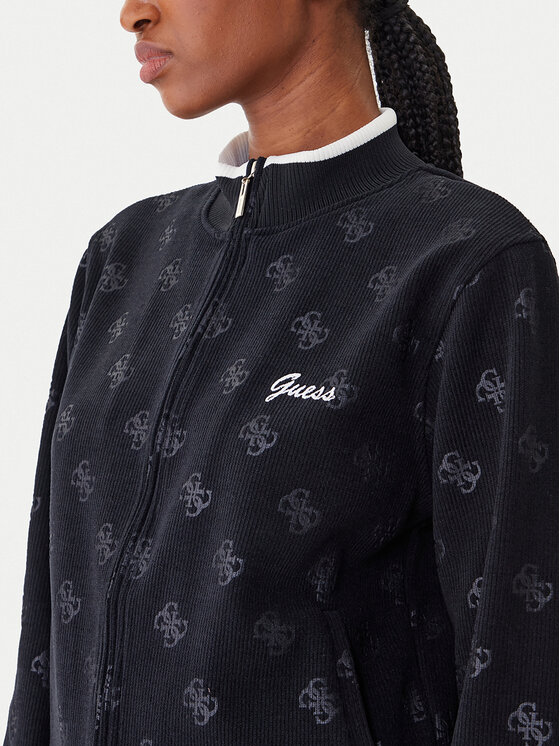 Guess Guess Суитшърт V5BQ01 K1902 Черен Regular Fit