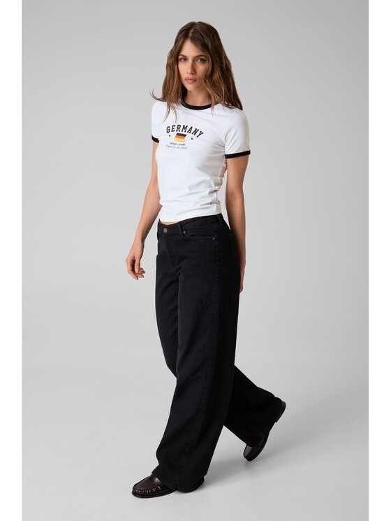 Guess Jeans Guess Jeans Тишърт 183096 Бял Classic Fit