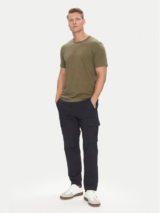 BOSS BOSS Tričko Tegood 50508243 Kaki Regular Fit