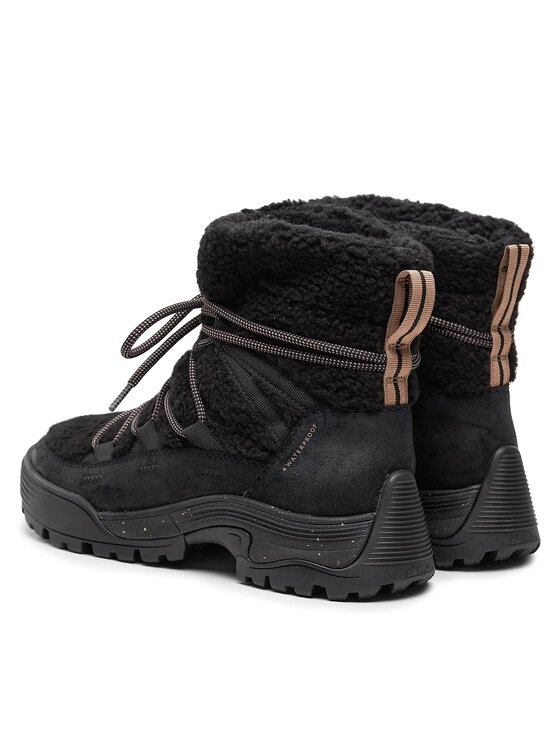 Clarks Clarks Čizme za snijeg Althike Up Wp 261734064 Crna