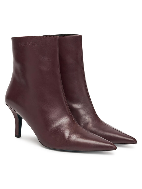 Patrizia Pepe Patrizia Pepe Īsie zābaki 8Y0130 L166 Bordo