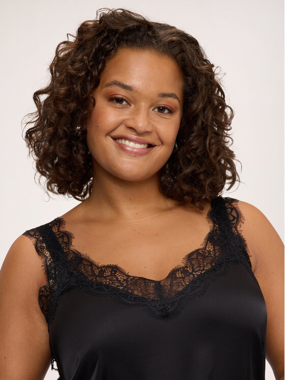 Fiorella Rubino Fiorella Rubino Top D011L000148N033 Czarny Regular Fit