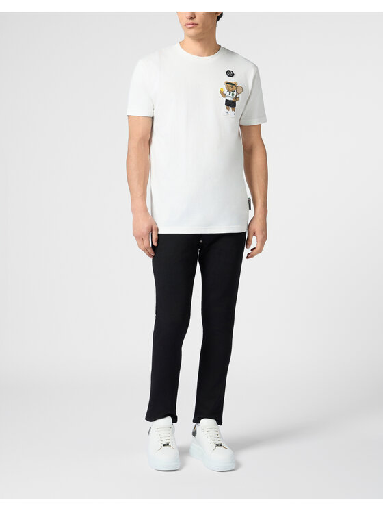 PHILIPP PLEIN PHILIPP PLEIN T-Shirt 30553 Biały Regular Fit