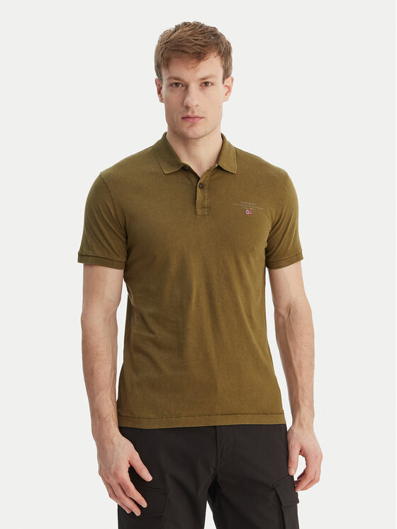 Napapijri Napapijri Poloshirt Elbas NP0A4GB4 Grün Regular Fit