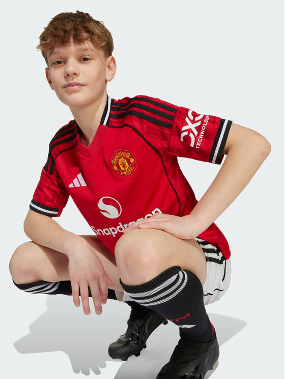 adidas adidas Koszulka techniczna Manchester United 25/26 Home Jersey Czerwony Regular Fit