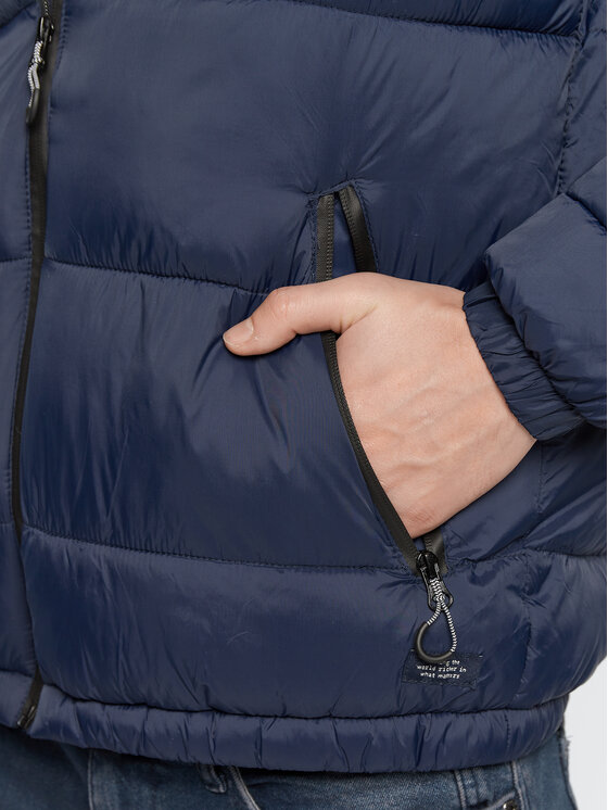 Blend Blend Žieminė striukė Outerwear 20714372 Tamsiai mėlyna Regular Fit