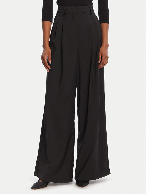 Weekend Max Mara Weekend Max Mara Pantaloni palazzo Adelfi 2525136072 Negru Wide Leg