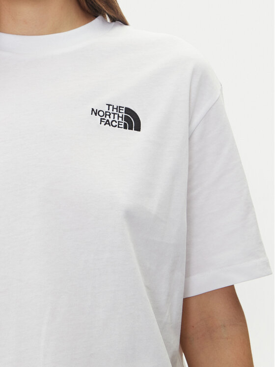 The North Face The North Face Marškinėliai NF0A87NQFN41 Balta Oversize