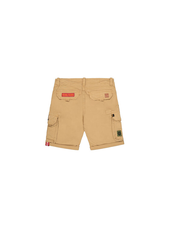 Alpha Industries Alpha Industries Šortky z materiálu AI.186209-14 Béžová Slim Fit