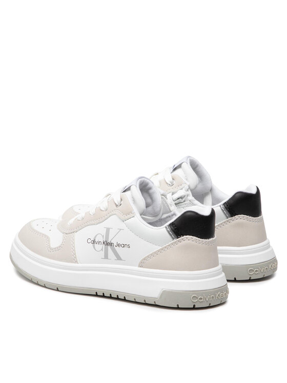 Calvin Klein Jeans Calvin Klein Jeans Sneakersy Low Cut Lace-Up Sneaker V3B9-80115-1355 M Biały
