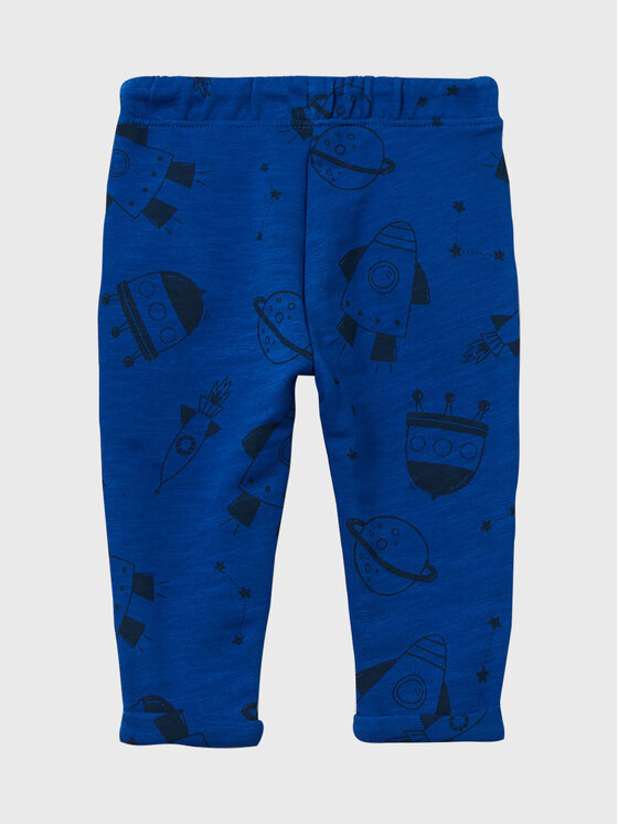 OVS OVS Sporta bikses 1582450 Tumši zils Regular Fit