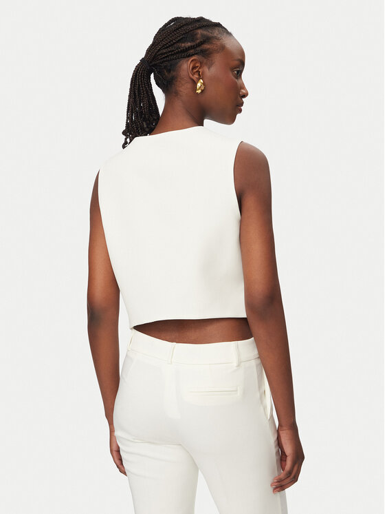 Rinascimento Rinascimento Gilet da completo CFC0128644003 Bianco Regular Fit