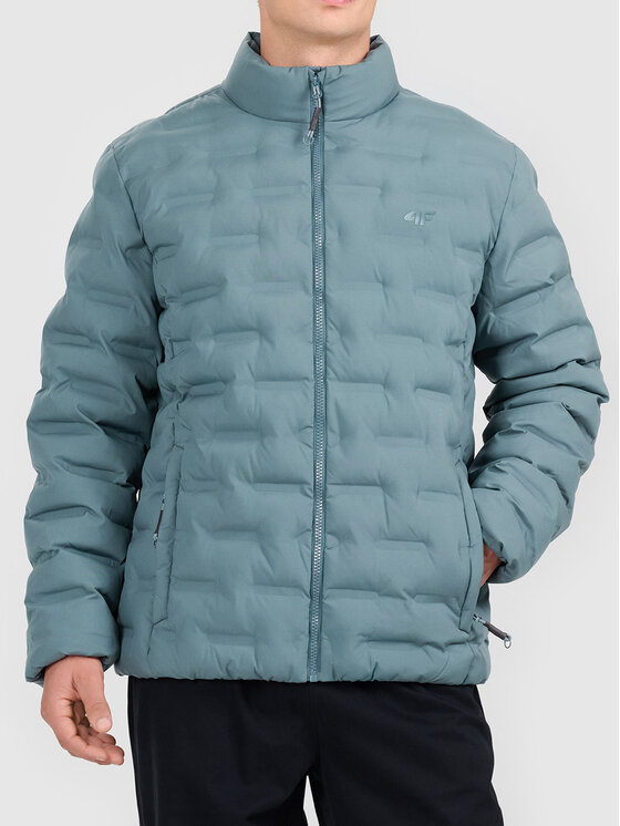 4F 4F Kurtka puchowa 4FWAW26TDJAM0938-32S Niebieski Active Fit
