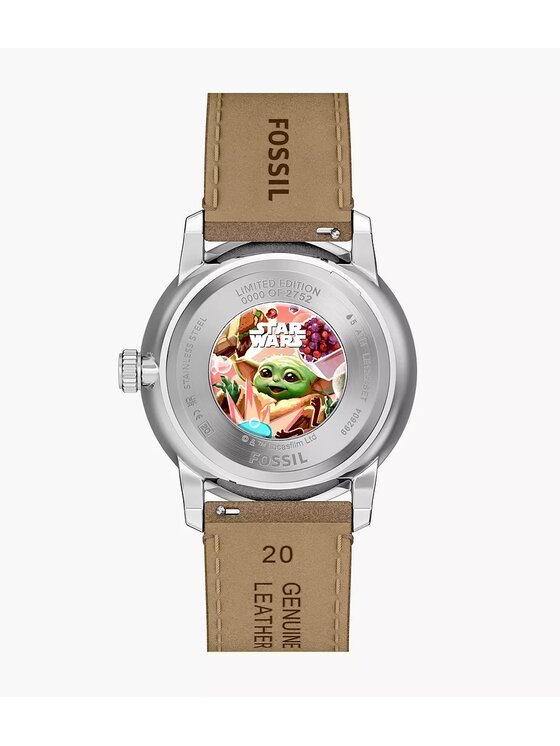 Fossil Fossil Zegarek LE1244SET Brązowy