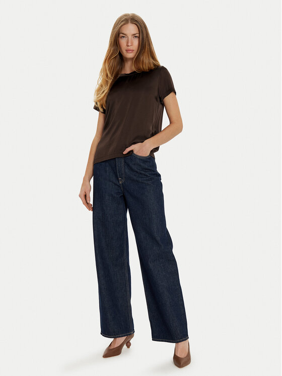 ViCOLO ViCOLO Marškinėliai TS0201 Ruda Regular Fit