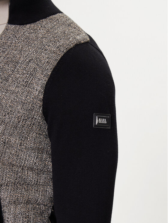KARL LAGERFELD KARL LAGERFELD Kardigan 655027 554305 Czarny Regular Fit