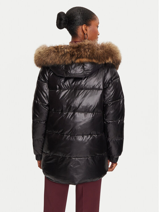 Fracomina Fracomina Зимно яке FJ24WC3002O45601 Черен Regular Fit