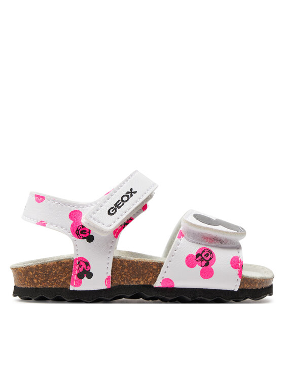 Geox Sandali B Sandal Chalki Girl B452RB 000BC C1441 M Bianco, taglia : 20