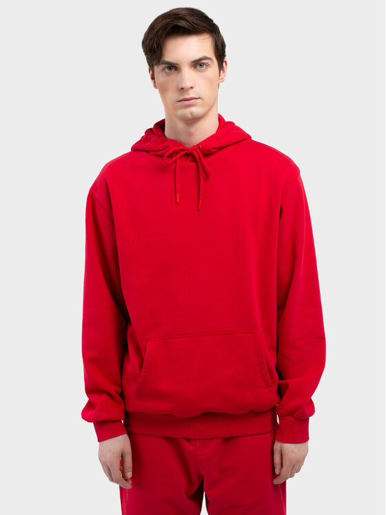 BIG STAR BIG STAR Bluza LITSONER_603_170 Czerwony Comfort Fit