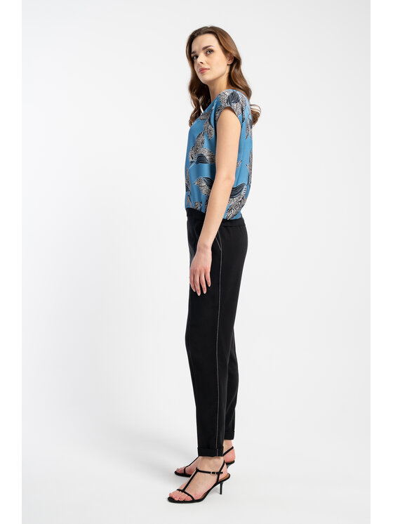 CLICK CLICK Μπλουζάκι 10-6856 Μπλε Relaxed Fit