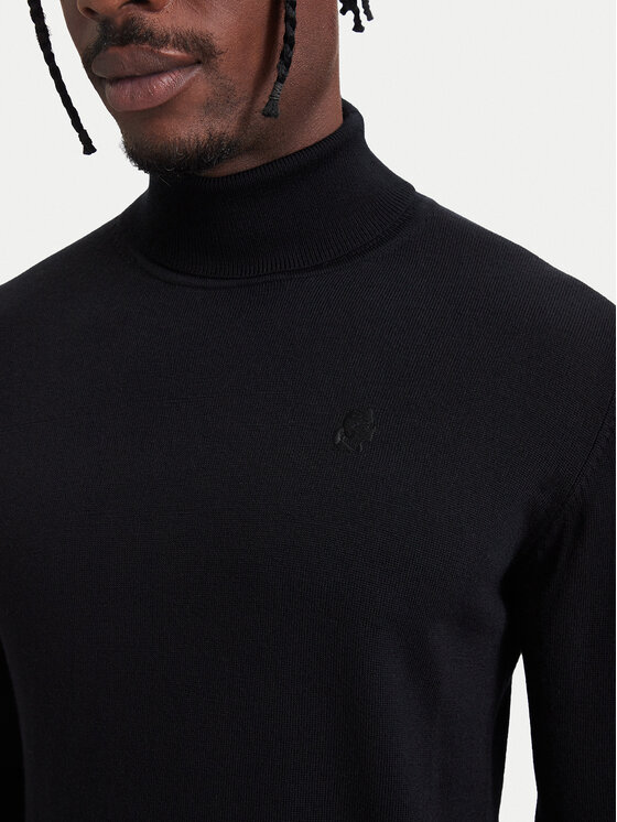 KARL LAGERFELD KARL LAGERFELD Golf 655058 564399 Czarny Regular Fit