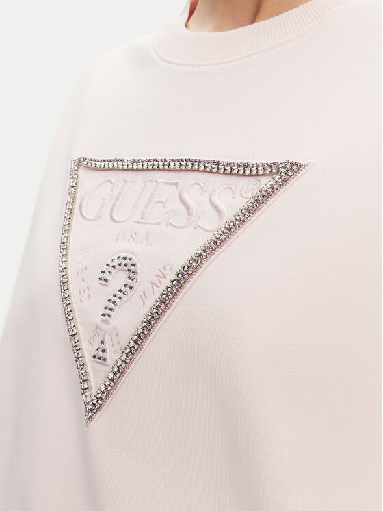 Guess Guess Džemperis W5YQ04 KC8I0 Rožinė Regular Fit