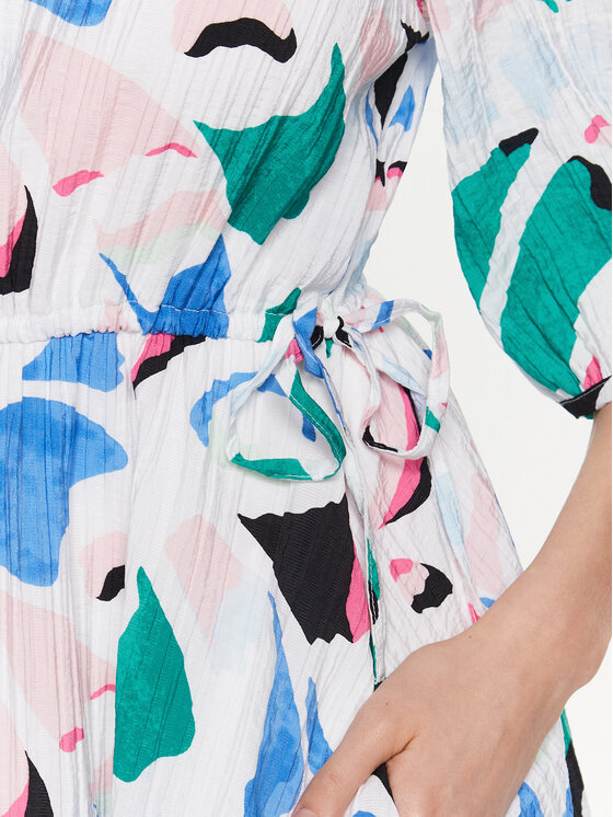 s.Oliver s.Oliver Kasdieninė suknelė 2128417 Balta Relaxed Fit