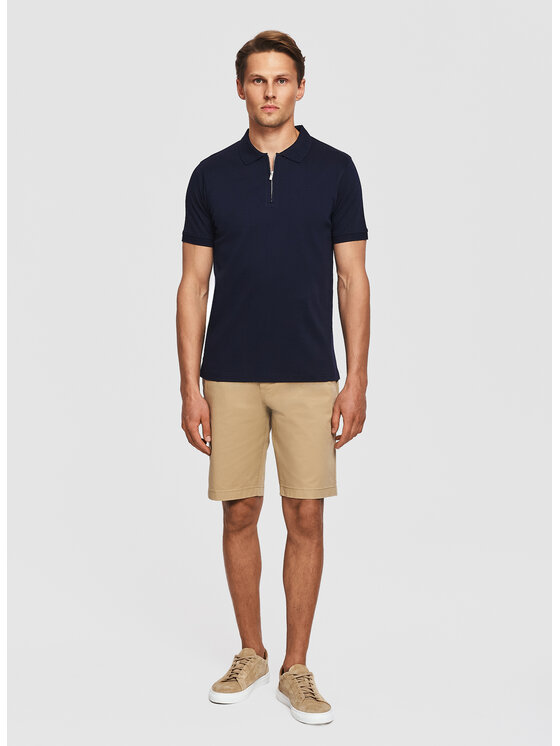 Pako Lorente Pako Lorente Polo P26SF-TX-020 Granatowy Classic Fit
