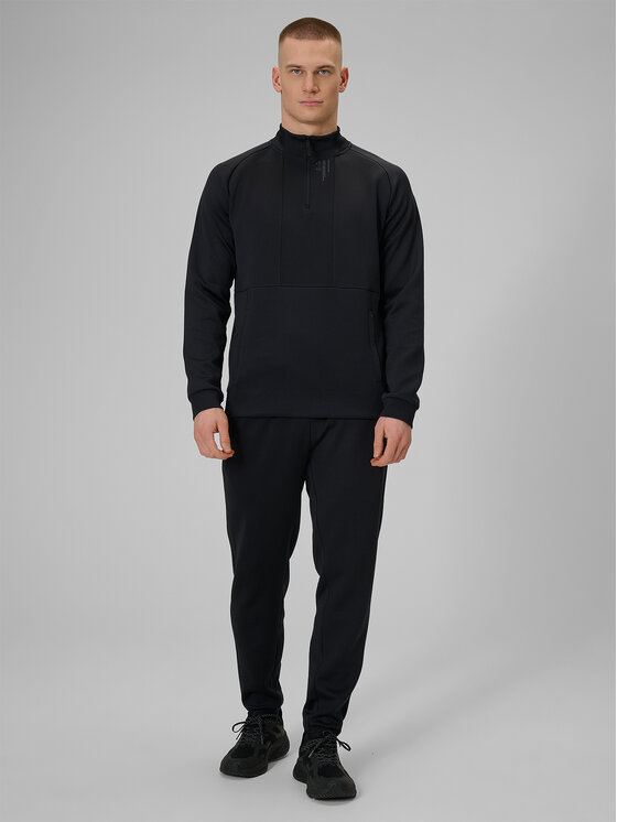 4F 4F Spodnie dresowe ATHLETIC Czarny Regular Fit