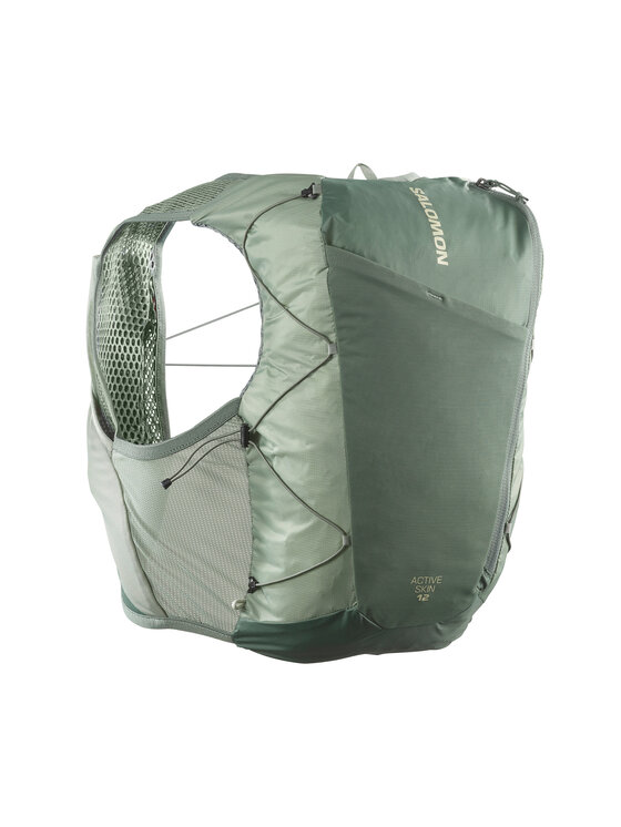 Salomon Salomon Яке без ръкави за бягане Active Skin 12 No Flasks LC2205900 Зелен