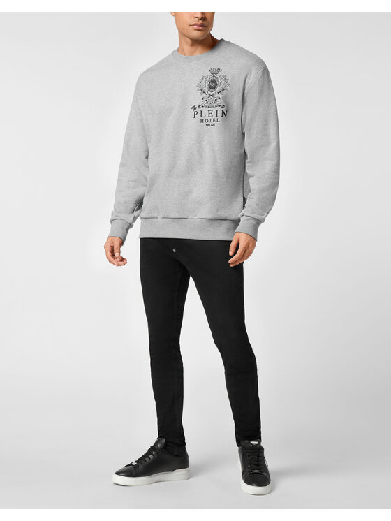 PHILIPP PLEIN PHILIPP PLEIN Bluza 25961 Beżowy Regular Fit