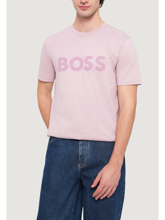BOSS BOSS T-shirt THINKING 1 Rosa Casual Fit