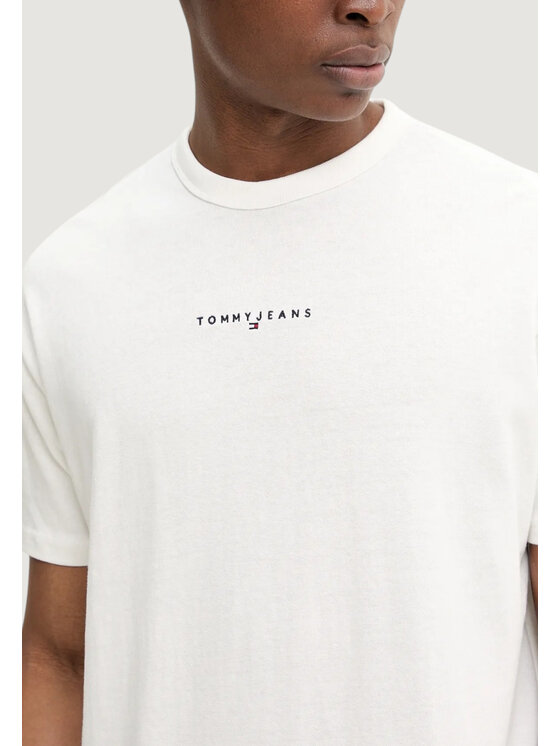 Tommy Jeans Tommy Jeans T-shirt DM0DM21110 Bianco Casual Fit