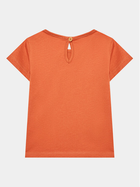 United Colors Of Benetton T shirt 3I1XA102U Arancione Regular Fit Modivo