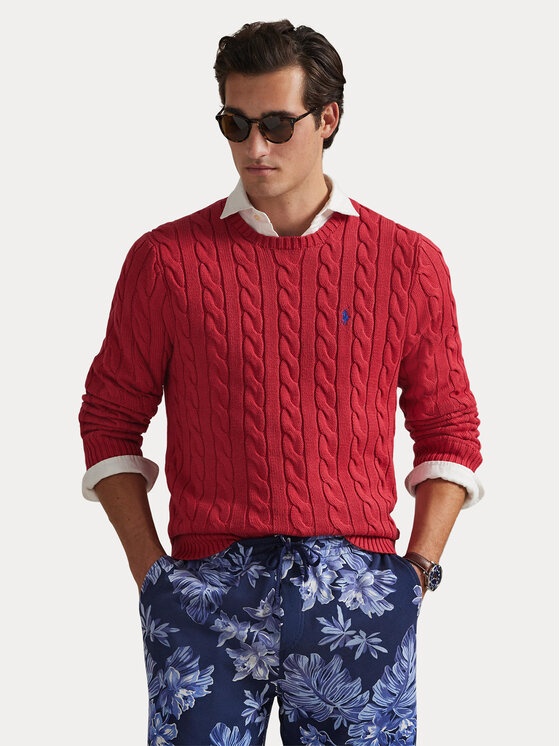 Polo Ralph Lauren Polo Ralph Lauren Džemper 710775885525 Crvena Regular Fit