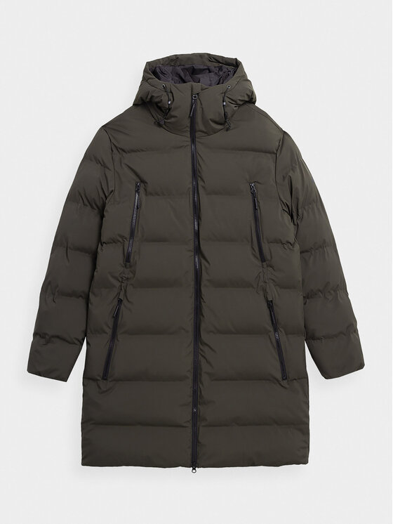 4F 4F Зимно яке 4FAW23TDJAM246 Каки Regular Fit