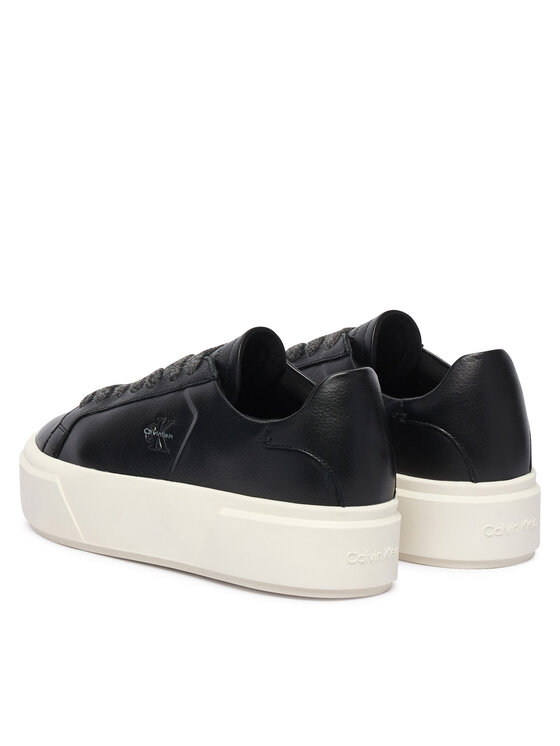 Calvin Klein Calvin Klein Αθλητικά Flatform Laceup Lth Wl HW0HW03229 Μαύρο