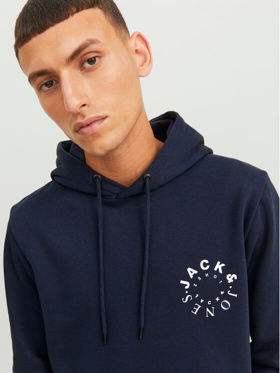 Jack&Jones Jack&Jones Majica dugih rukava Warrior 12242543 Tamnoplava Regular Fit