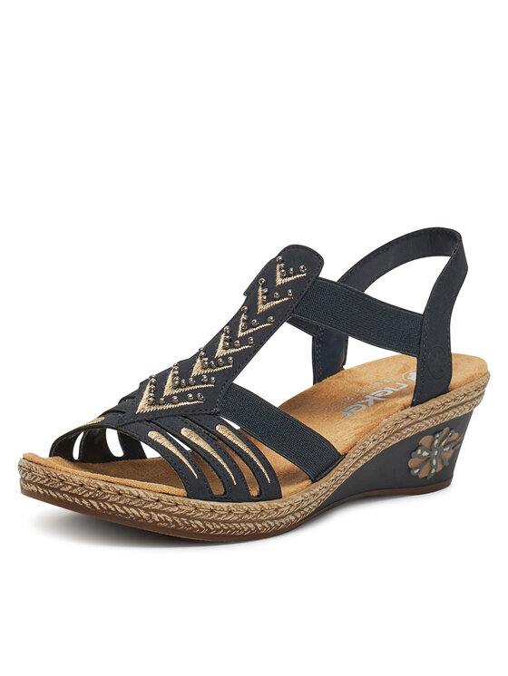 Rieker Rieker Sandalen V2461-14 Dunkelblau