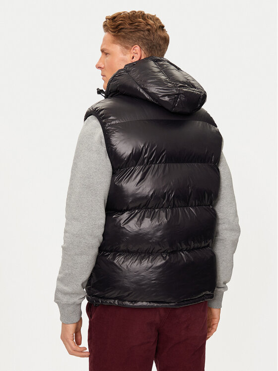 Schott NYC Schott NYC Vestă elegantă UTAHV Negru Regular Fit