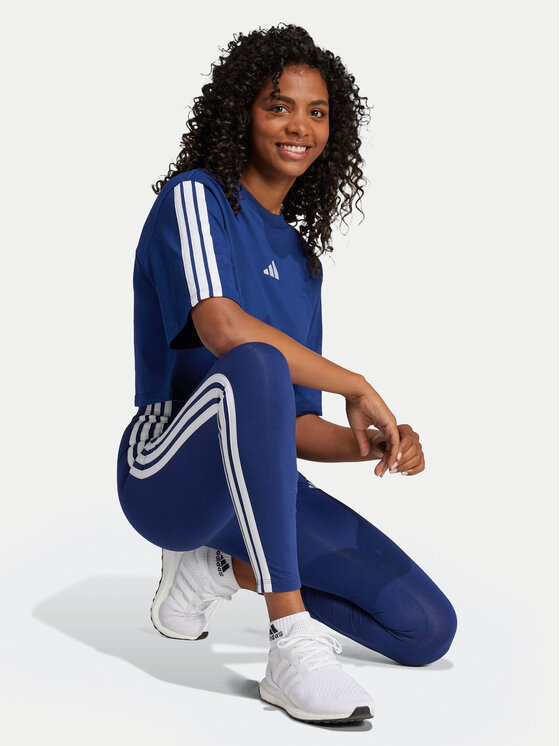 adidas adidas Leggings Essentials 3-Stripes JE0067 Dunkelblau Slim Fit