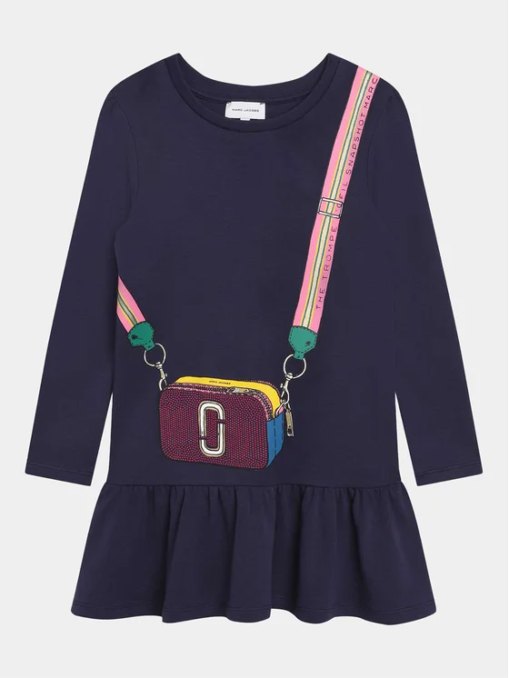 The Marc Jacobs Kleid für den Alltag W12450 Dunkelblau Regular Fit