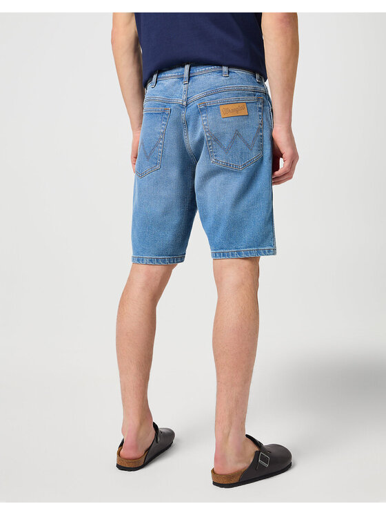 Wrangler Wrangler Pantaloncini di jeans TEXAS SHORTS Blu Regular Fit