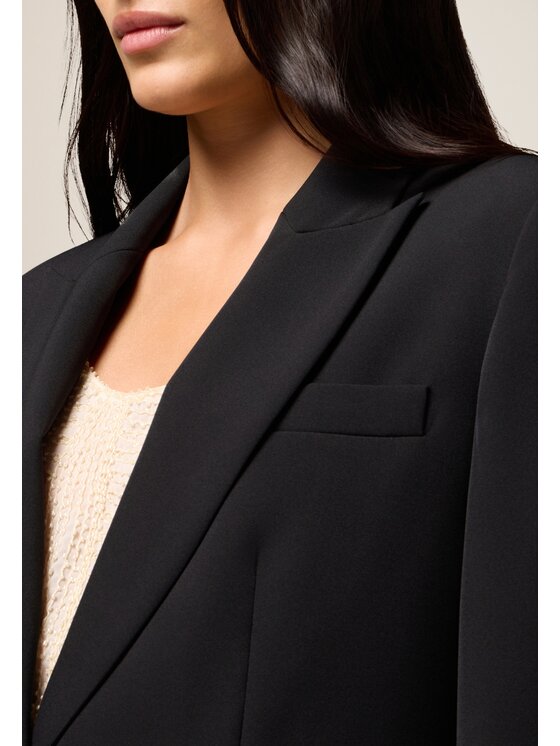 Oltre Oltre Giacca di transizione Q800R004596N033 Nero Slim Fit