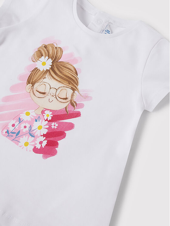 Mayoral Mayoral Футболка 1033 Білий Regular Fit