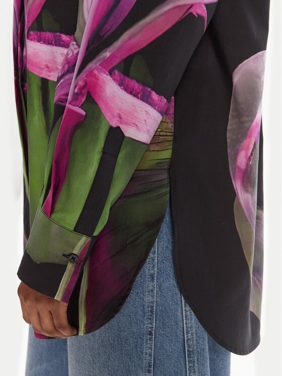 Desigual Desigual Košulja Orquidea Lacroix 25WWCW20 Šarena Relaxed Fit