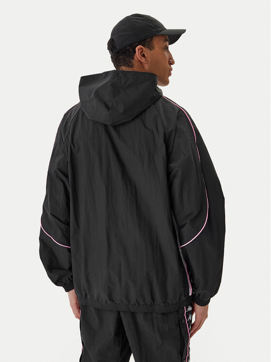 Kappa Kappa Széldzseki Banda Silas 37222WW Fekete Comfort Fit