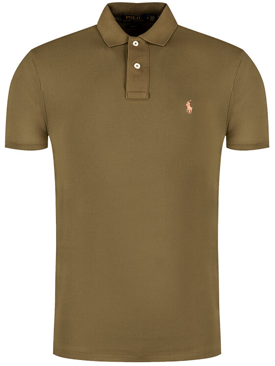 Polo Ralph Lauren Polokošeľa Core Replen 710795080 Zelená Slim Fit